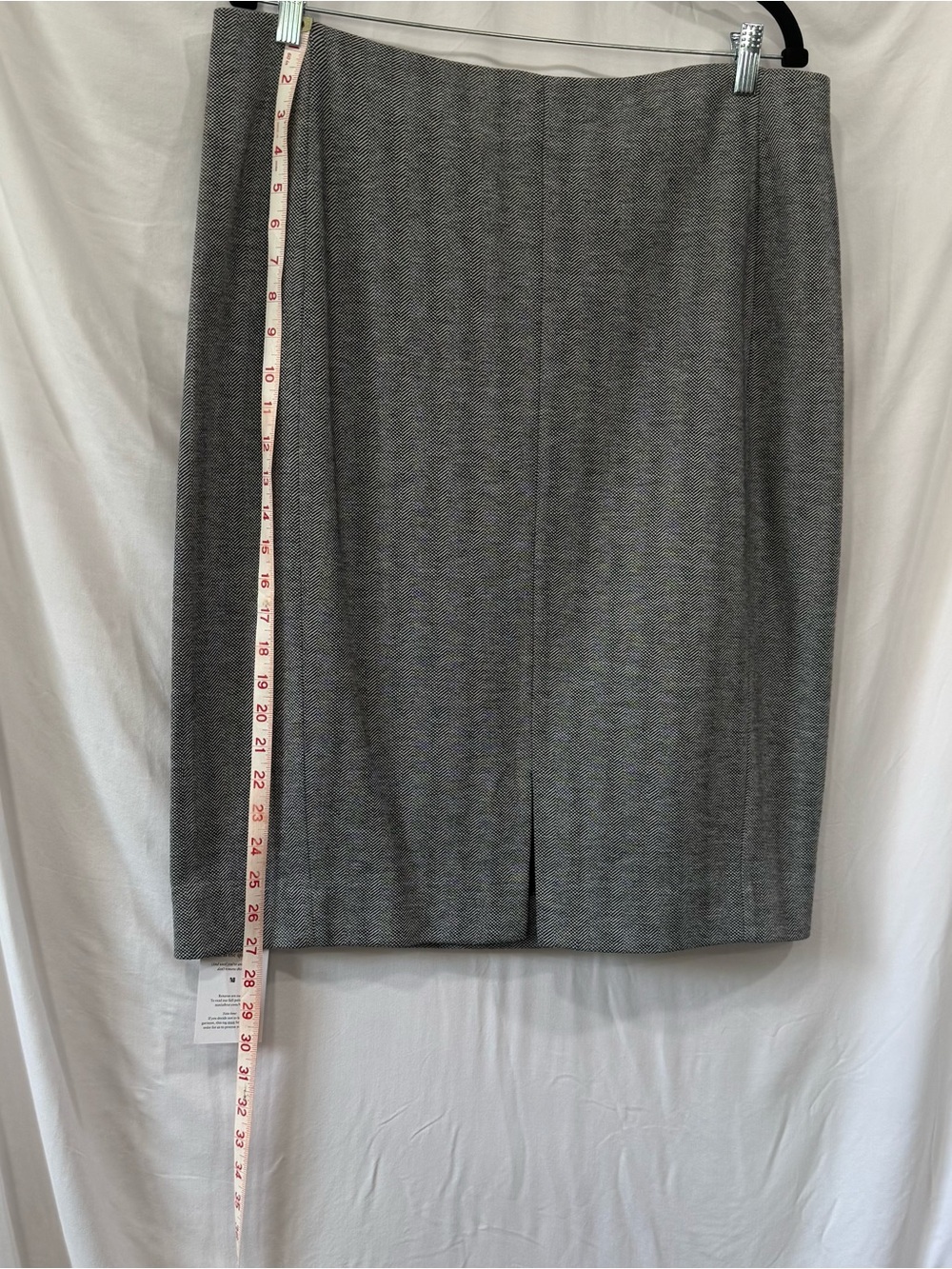 NWT MM Lafleur Greenpoint Pencil Skirt in Black/white Jacquard - Picture 9 of 10